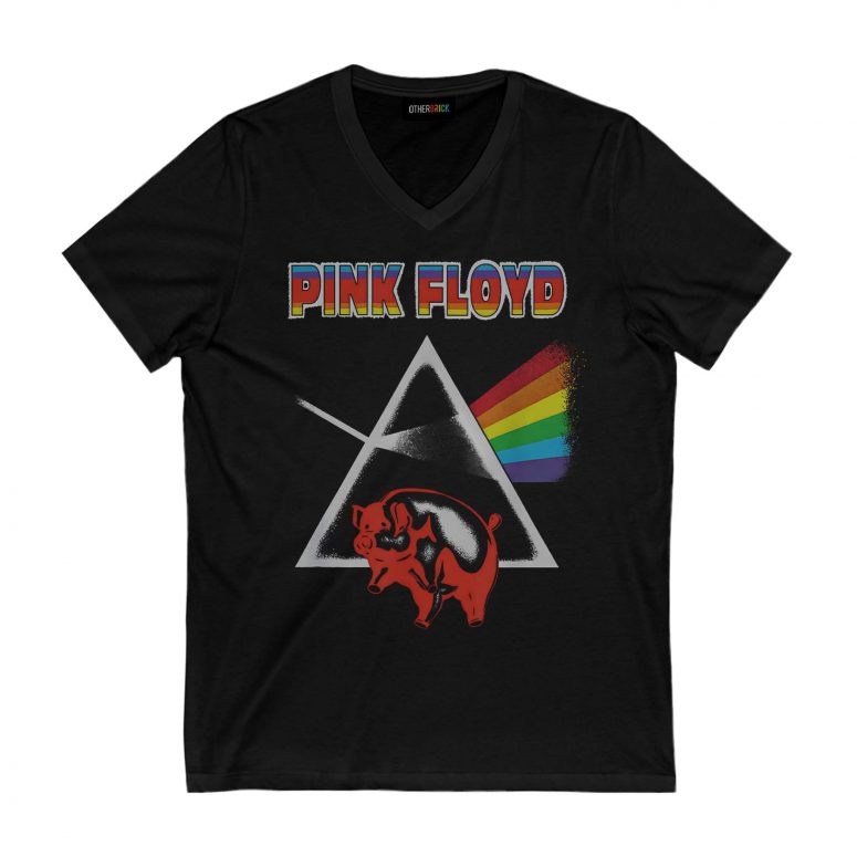 Retro Dark Side of the Moon Pig Animals Pink Floyd  Shirt