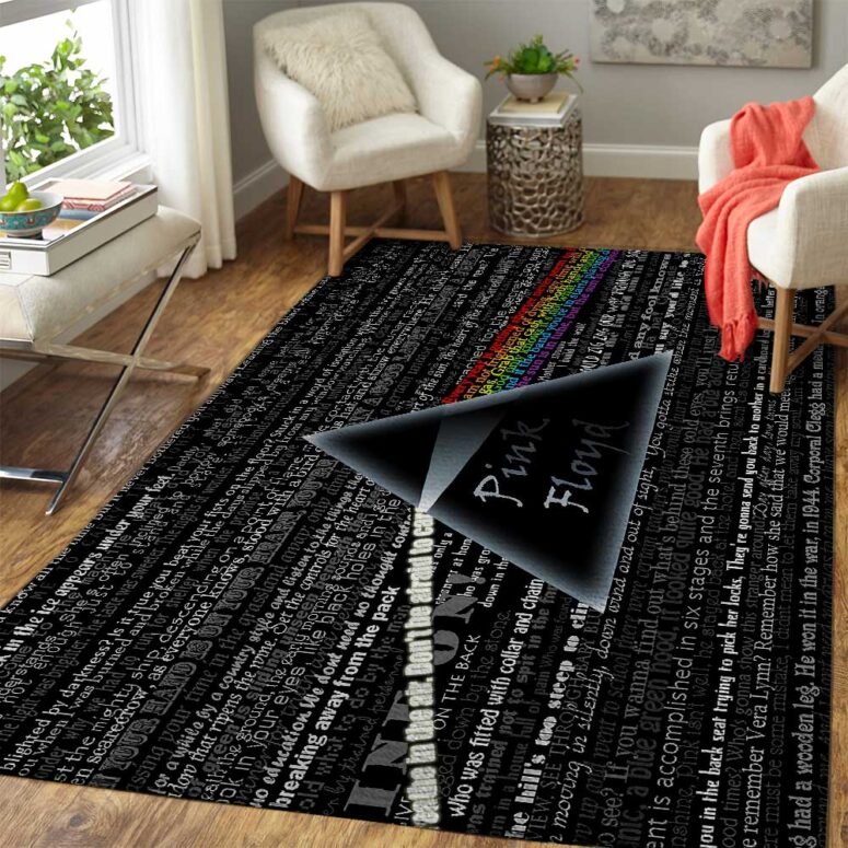 Pink floyd Lyric Rug Pink floyd Lyric Rug