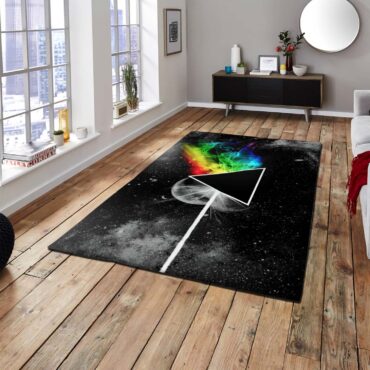 Dark Side Of the Moon in Space Pink Floyd Rug
