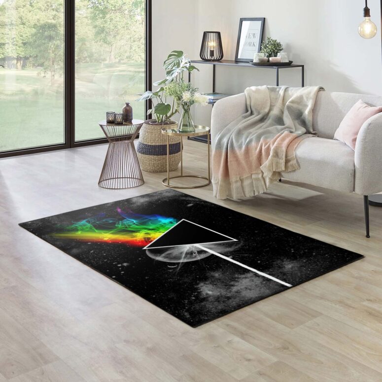 Dark Side Of the Moon in Space Pink Floyd Rug Dark Side Of the Moon in Space Pink Floyd Rug