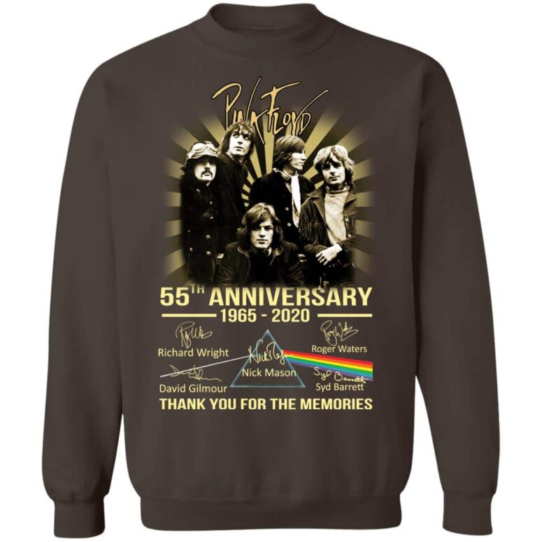 Pink Floyd 55th Anniversary 1965 - 2020 Thanks for the Memories Shirt Pink Floyd 55th Anniversary 1965 - 2020 Thanks for the Memories Shirt