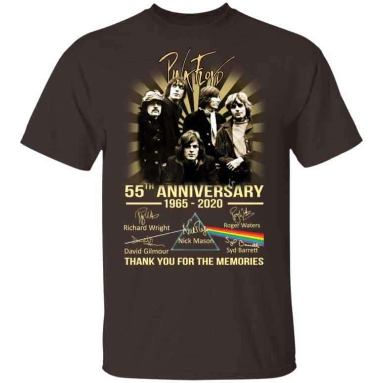 Pink Floyd 55th Anniversary 1965 - 2020 Thanks for the Memories Shirt Pink Floyd 55th Anniversary 1965 - 2020 Thanks for the Memories Shirt