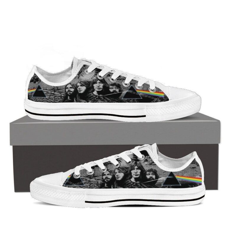 Dark Side Of The Moon Portrait Band - Pink Floyd Canvas Shoes Dark Side Of The Moon Portrait Band - Pink Floyd Canvas Shoes