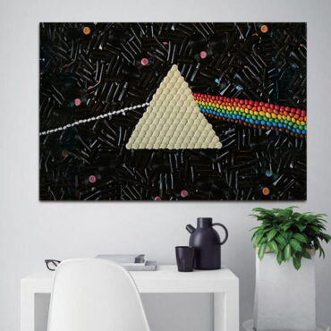 Dark Side Of The Moon Candy Pink Floyd Canvas