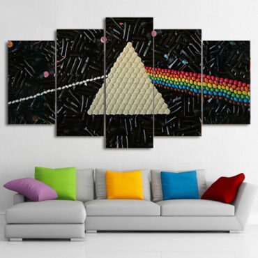 Dark Side Of The Moon Candy Pink Floyd Canvas Dark Side Of The Moon Candy Pink Floyd Canvas
