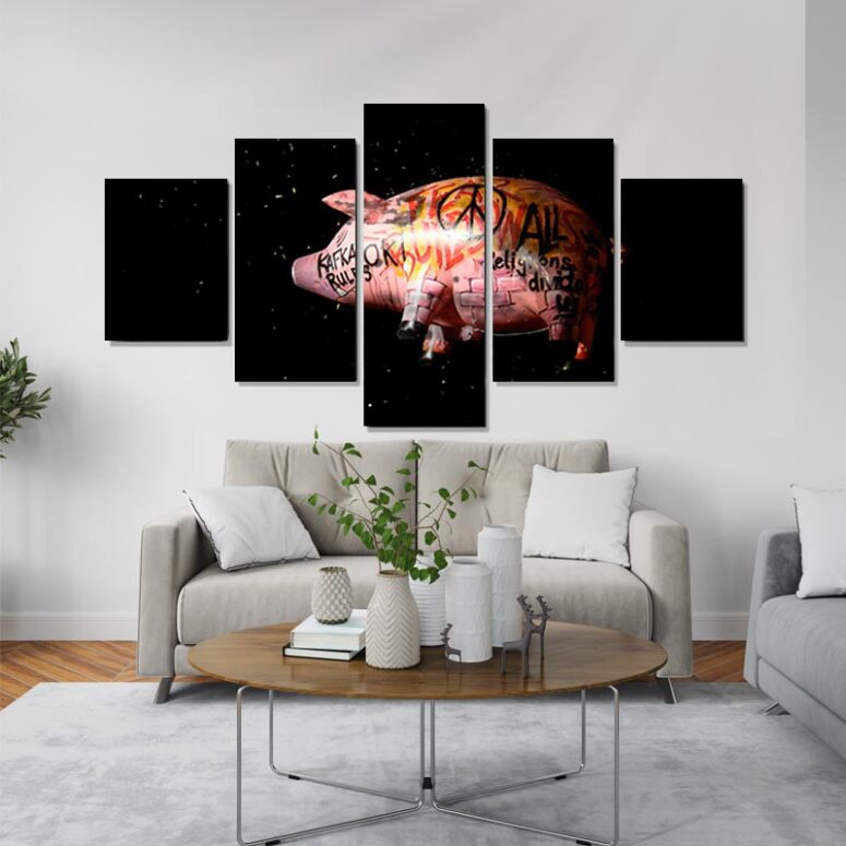 Pink Floyd's Flying Pig Canvas