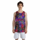 Pink Floyd The Wall Water Painting Graffiti Mockup Men Tank 3d - OtherBrick
