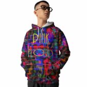 Pink Floyd The Wall Water Painting Graffiti Hoodie Front - OtherBrick