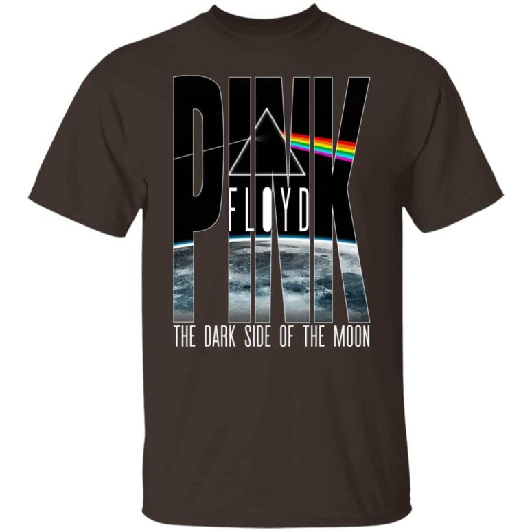 Dark Side Of The Moon Pink Floyd Rainbow Prism Shirt