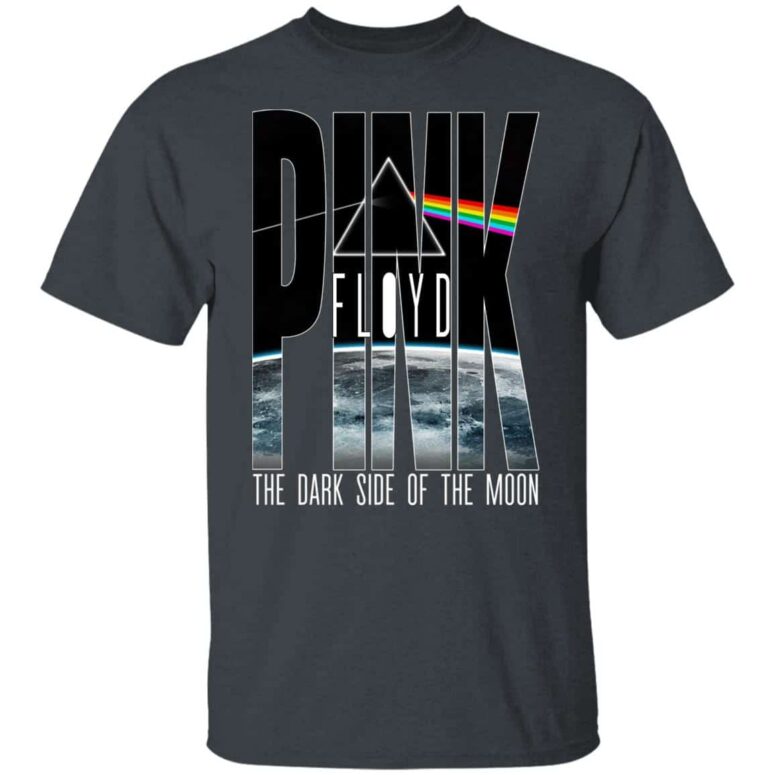 Dark Side Of The Moon Pink Floyd Rainbow Prism Shirt