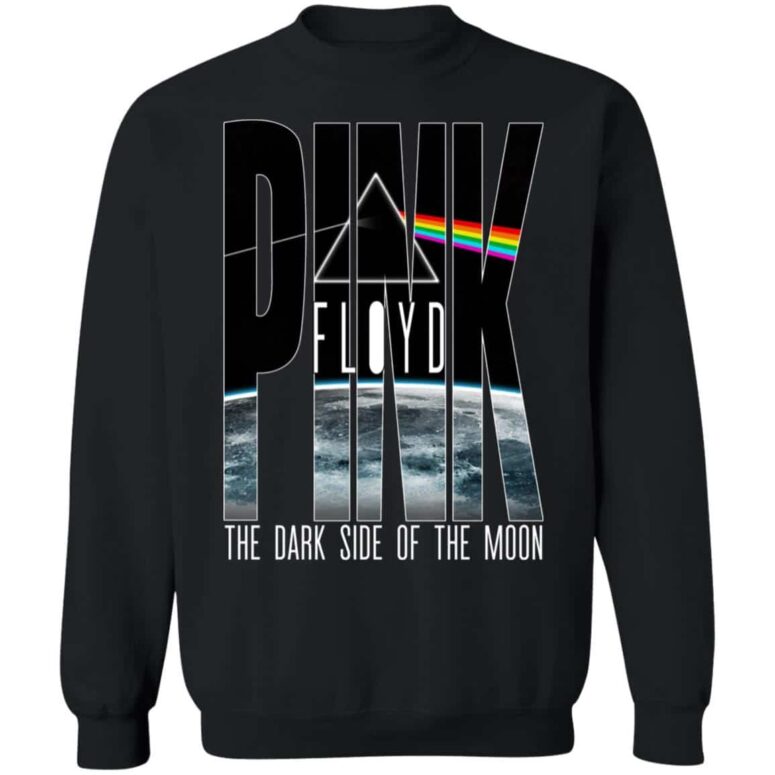 Dark Side Of The Moon Pink Floyd Rainbow Prism Shirt