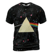 Shirt Front Dark Side Of The Moon Candy Pink Floyd 3d Hoodie - OtherBrick