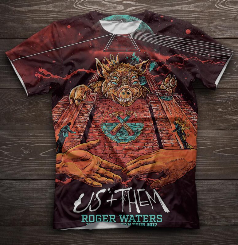 US+Them - North American Tour 2017 Pink Floyd Shirt