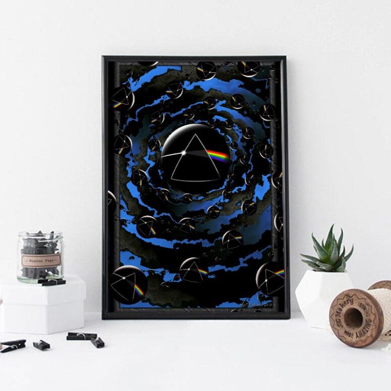 Good bye Blue Sky - Dark Side Of the Moon Pink Floyd Canvas