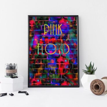Pink Floyd The Wall Water Painting Canvas HD