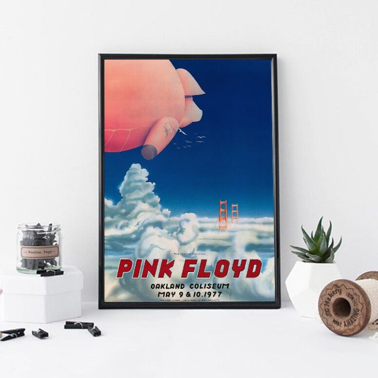 Pink Floyd Oakland Coliseum Canvas