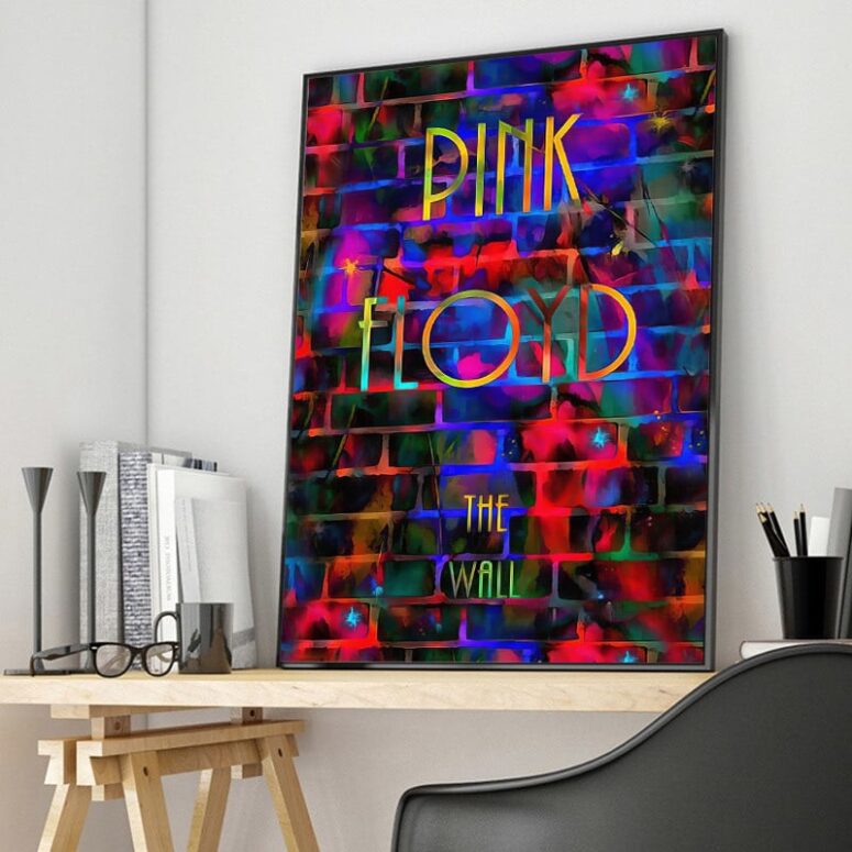 Pink Floyd The Wall Water Painting Canvas HD Pink Floyd The Wall Water Painting Canvas HD