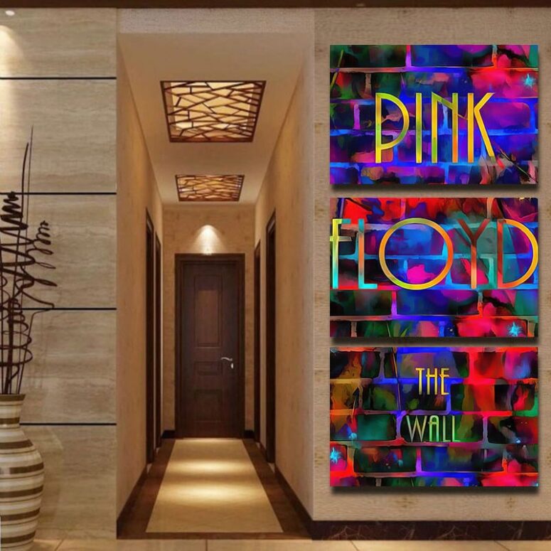 Pink Floyd The Wall Water Painting Canvas HD Pink Floyd The Wall Water Painting Canvas HD