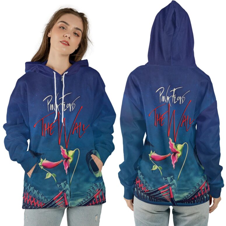The Wall Hammer Flower Screaming Face Pink Floyd Shirt