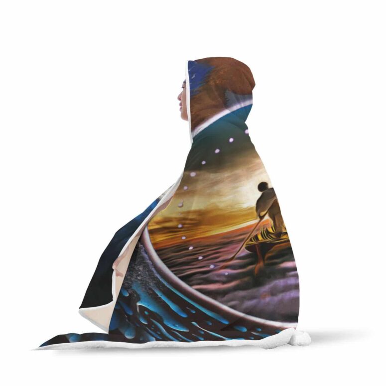 Pink Floyd The Endless River Hooded Blanket Pink Floyd The Endless River Hooded Blanket