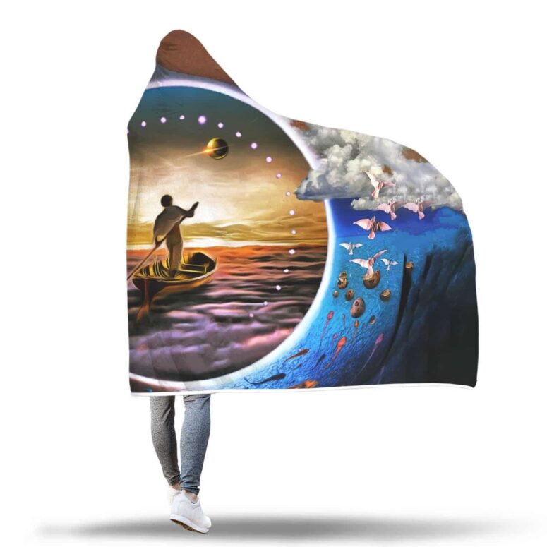 Pink Floyd The Endless River Hooded Blanket Pink Floyd The Endless River Hooded Blanket