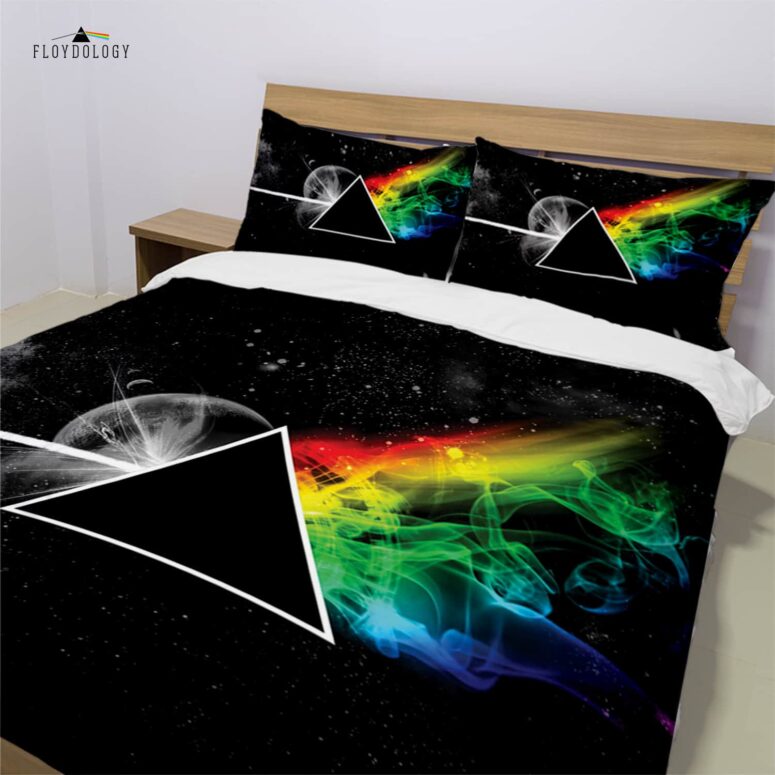 Pink Floyd Dark Side Of The Moon Colorful Bedding Set