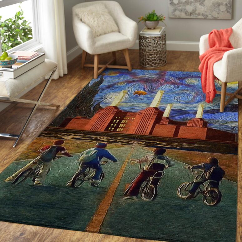 Pink Floyd Stranger Van Gogh Things Rug Pink Floyd Stranger Van Gogh Things Rug