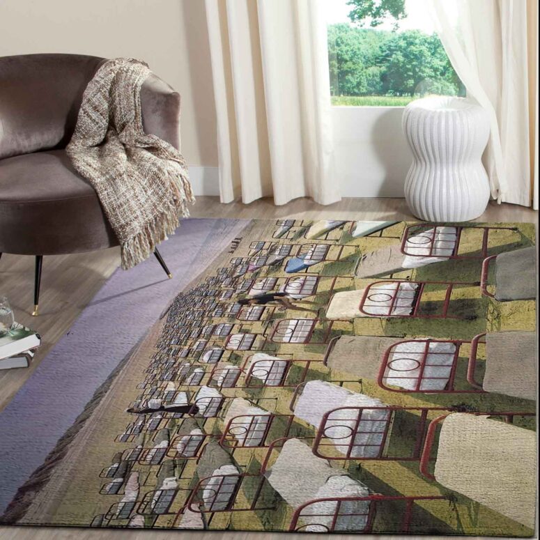 Pink Floyd A Momentary Lapse of Reason Cartoon Rug Pink Floyd A Momentary Lapse of Reason Cartoon Rug