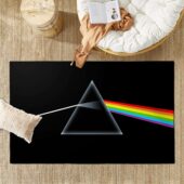 Dark Side Of Moon Prism Rainbow Pink Floyd Rug 01 - OtherBrick