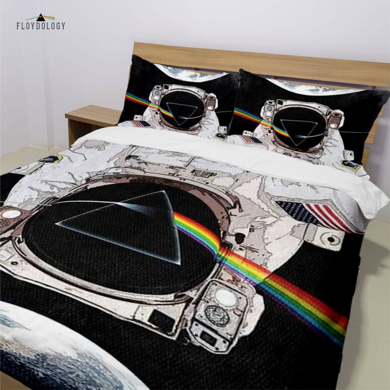 Pink Floyd Astronaut Dark Side Of The Moon Pink Floyd Bedding Set
