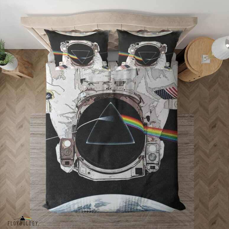 Pink Floyd Astronaut Dark Side Of The Moon Pink Floyd Bedding Set