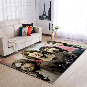Pink Floyd Band Colorful Rug