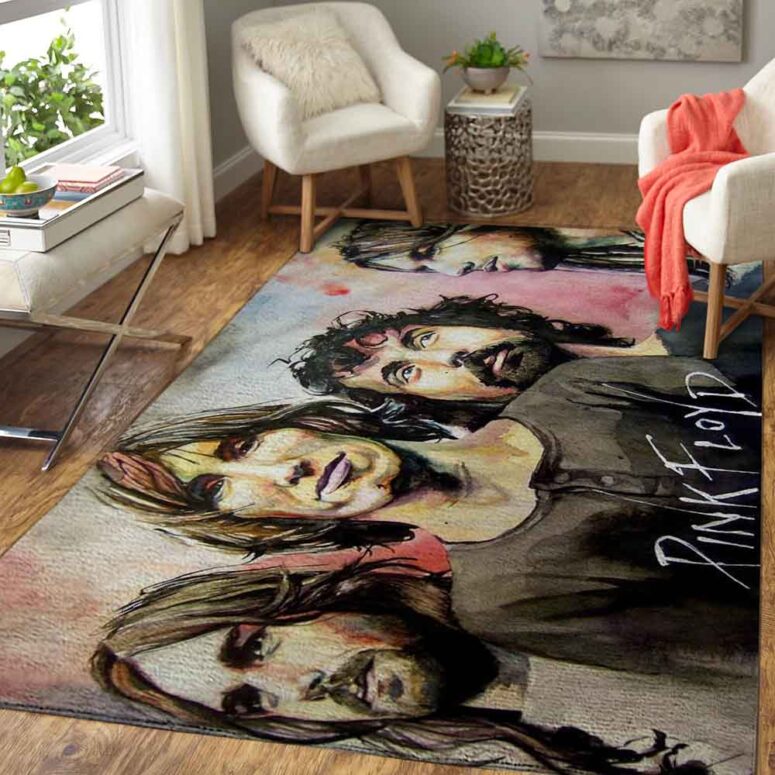 Pink Floyd Band Colorful Rug Pink Floyd Band Colorful Rug