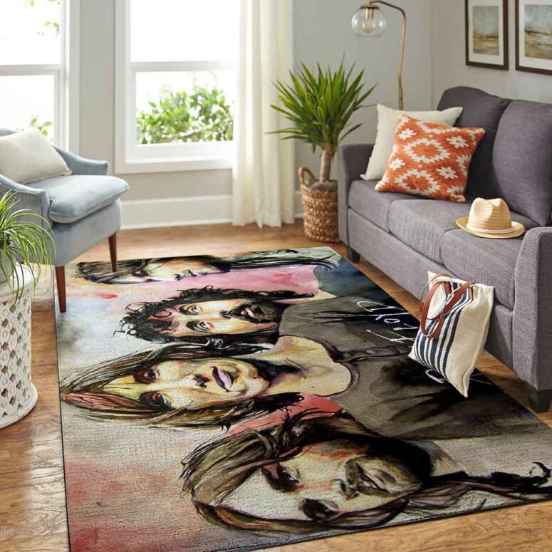 Pink Floyd Band Colorful Rug Pink Floyd Band Colorful Rug