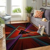 Pink Floyd Dark Side Of Moon Geometric Triangle Abstract Rug
