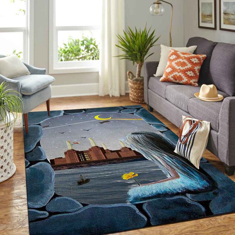 Pink Floyd Girl In Castle Rug