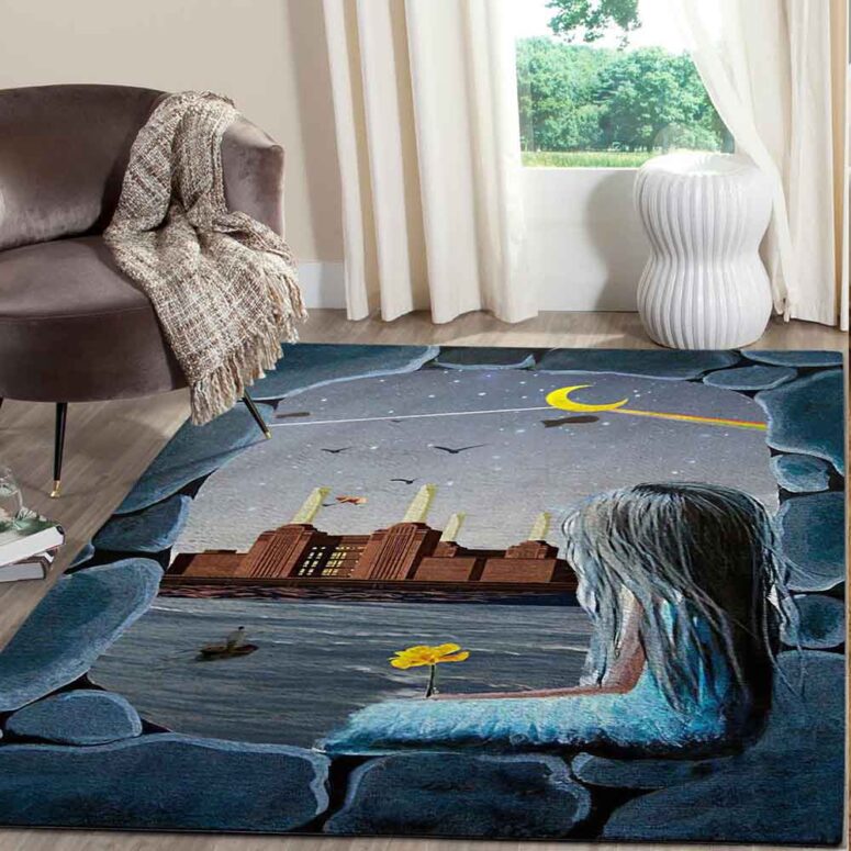 Pink Floyd Girl In Castle Rug