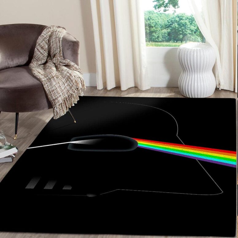 Pink Floyd The Darth Side Of The Moon Rug Pink Floyd The Darth Side Of The Moon Rug