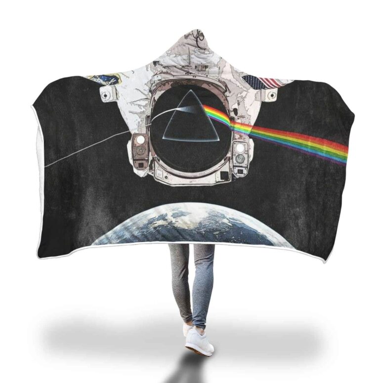 Pink Floyd Astronaut Dark Side Of The Moon Pink Floyd Hooded Blanket Pink Floyd Astronaut Dark Side Of The Moon Pink Floyd Hooded Blanket