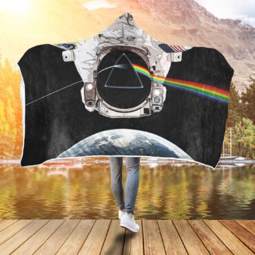 Pink Floyd Astronaut Dark Side Of The Moon Pink Floyd Hooded Blanket