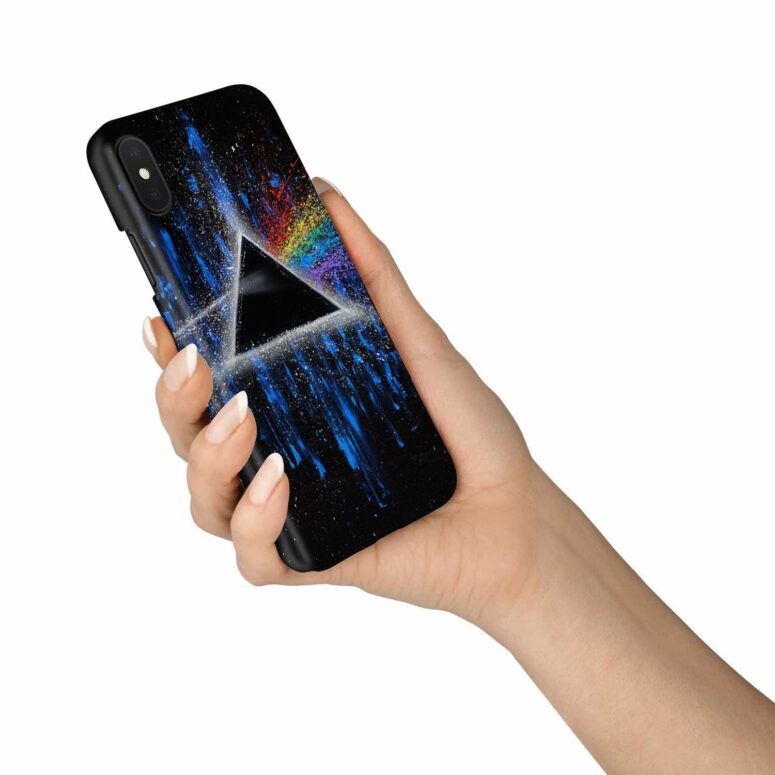 Pink Floyd Dark Side Of Moon Art Blue Phone Case