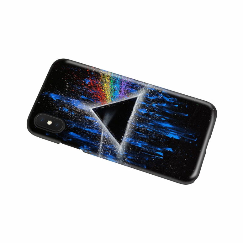 Pink Floyd Dark Side Of Moon Art Blue Phone Case