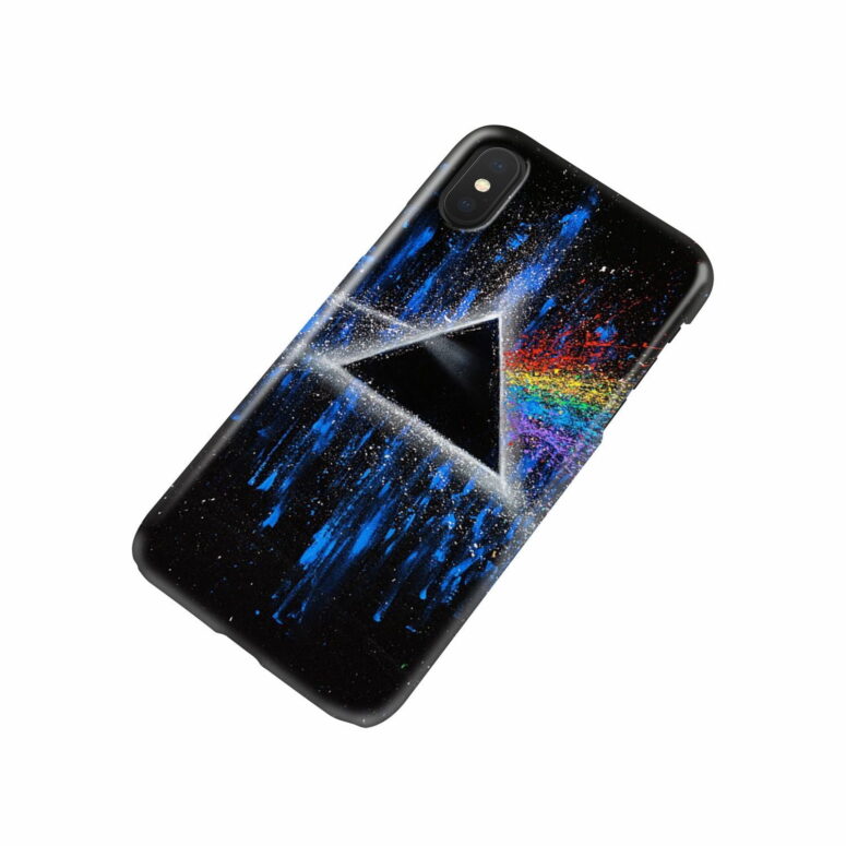 Pink Floyd Dark Side Of Moon Art Blue Phone Case