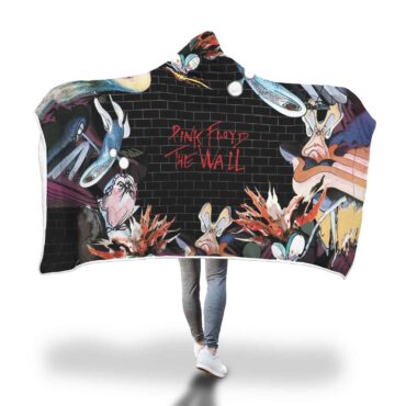The Wall Immersion Cartoon Pink Floyd Hooded Blanket