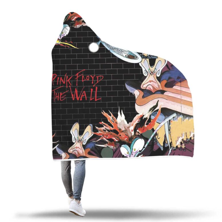 The Wall Immersion Cartoon Pink Floyd Hooded Blanket