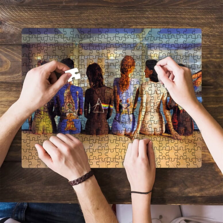 Pink Floyd Back Art 500 Pieces Jigsaw Wooden Puzzle