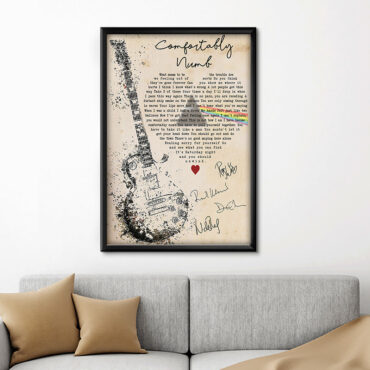 Comfortably Numb Lyrics Pink Floyd Canvas