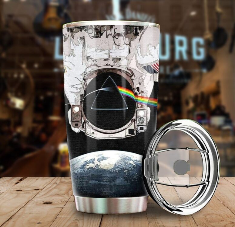 Dark Side Of The Moon Astronaut Stainless Steel Pink Floyd Tumbler Cup Dark Side Of The Moon Astronaut Stainless Steel Pink Floyd Tumbler Cup