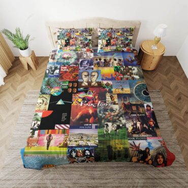 Pink Floyd Artwork Collage Bedding Sets