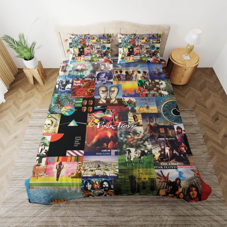 Pink Floyd Artwork Collage Bedding Sets